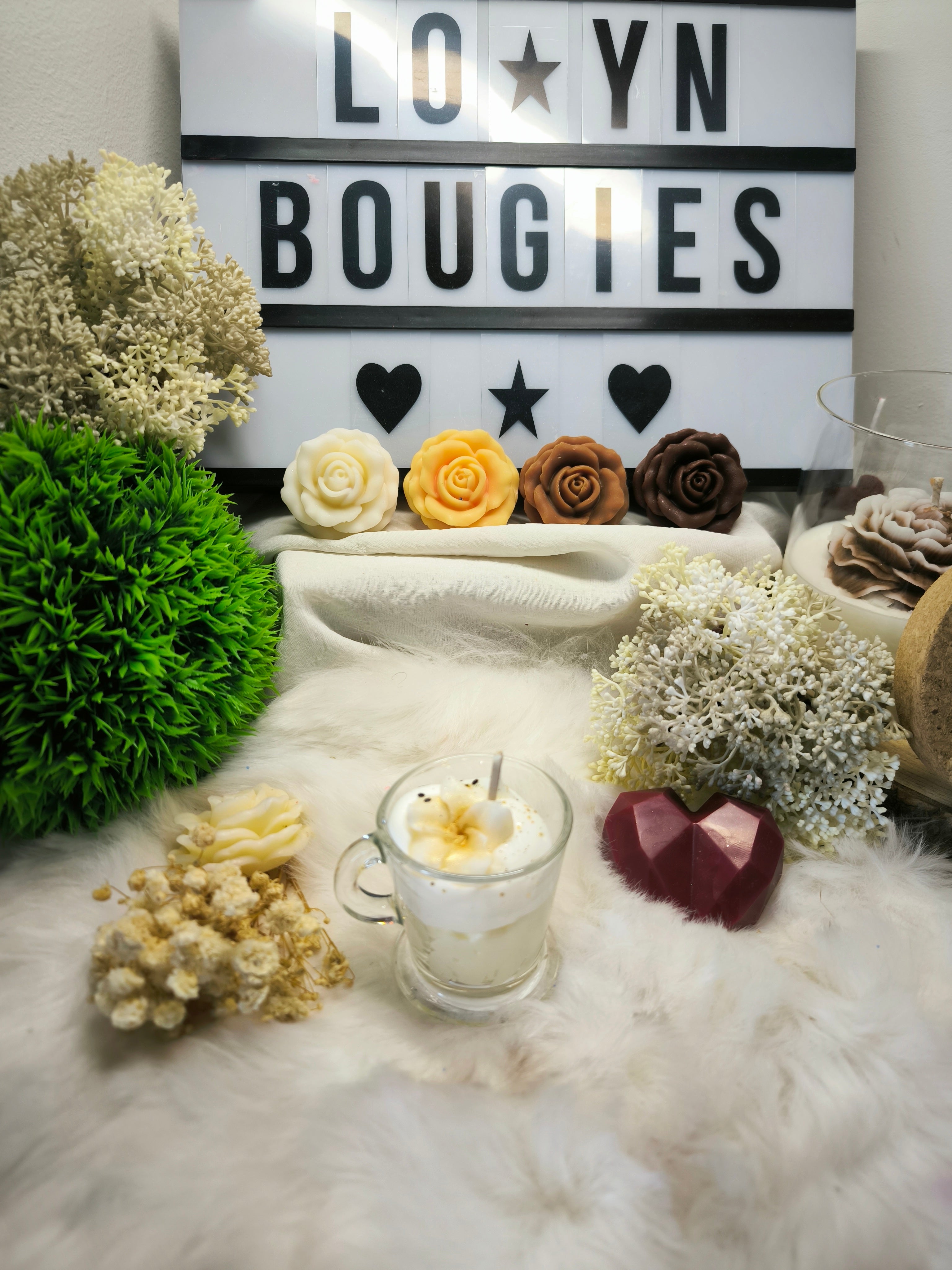 Bougie "Fleur de la Passion"