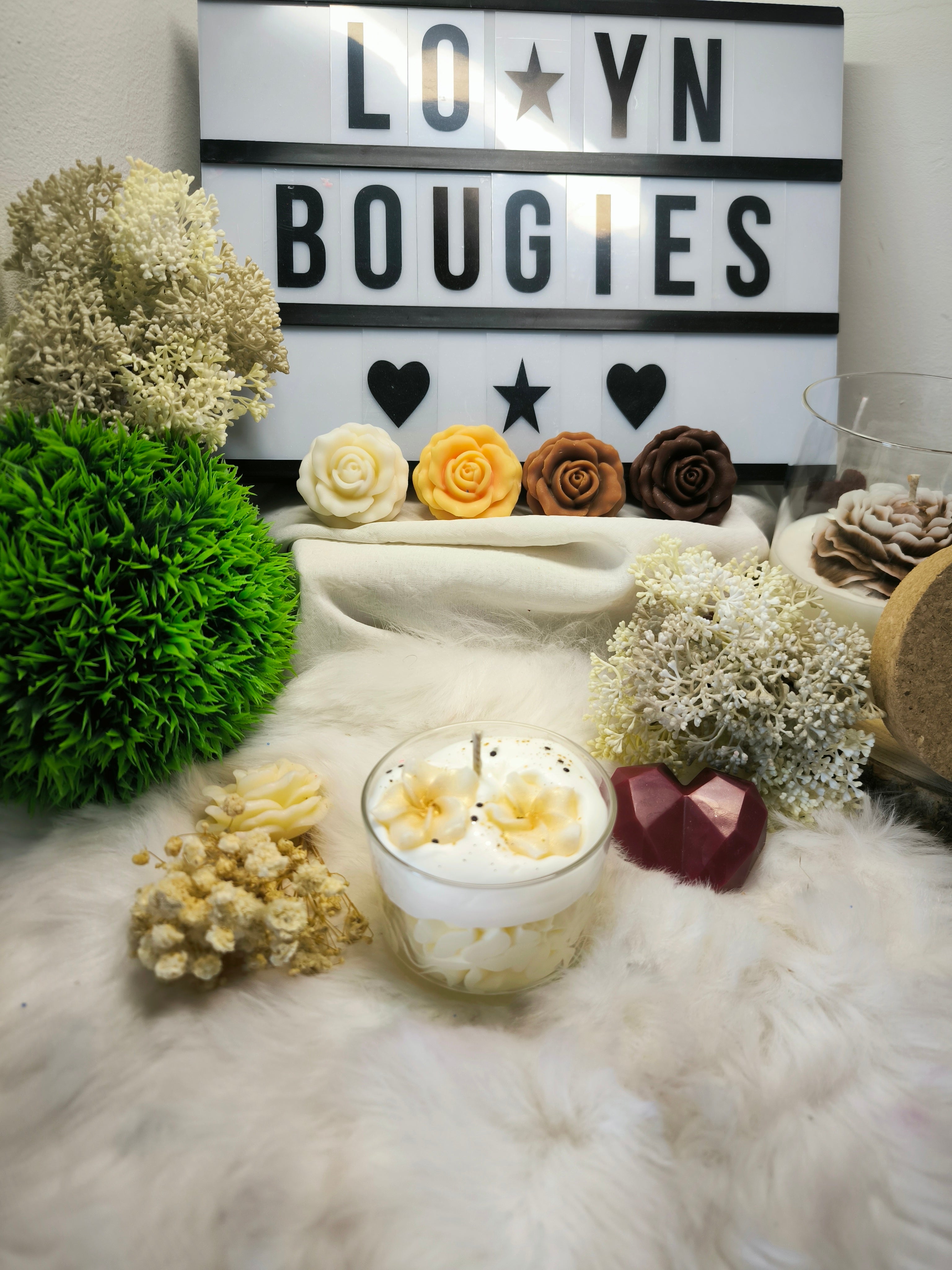 Bougie "Fleur de la Passion"