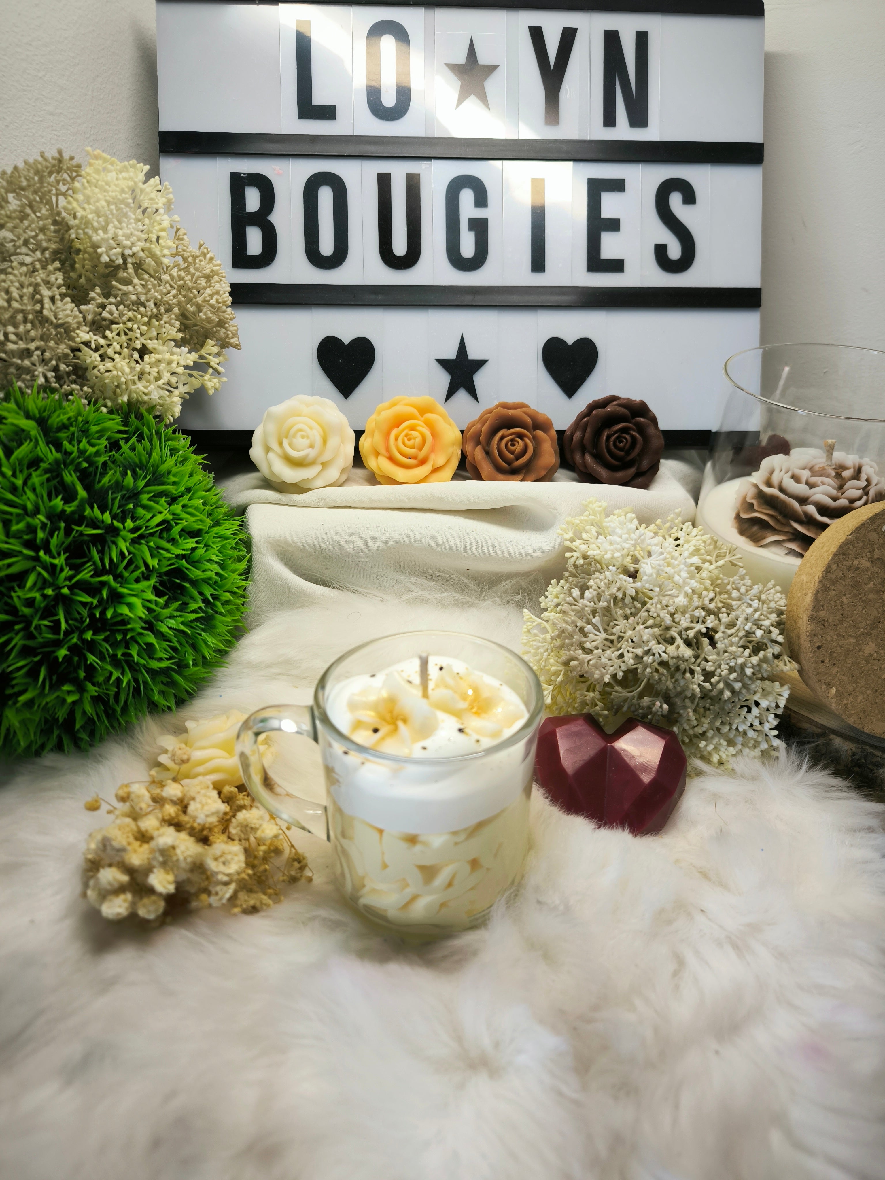 Bougie "Fleur de la Passion"